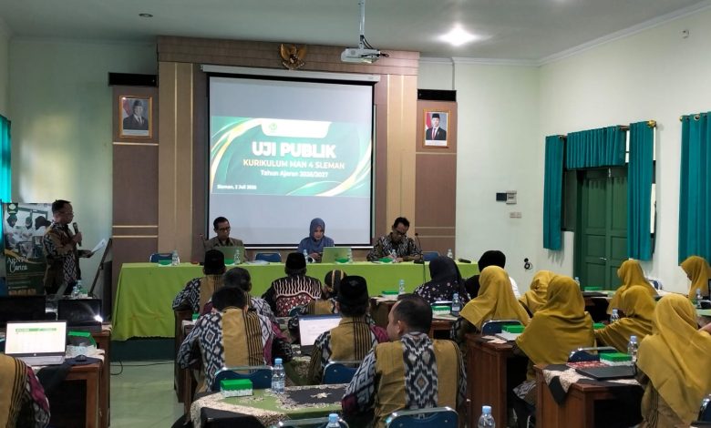 Photo of Siap Sambut Tahun Ajaran 2026/2027, MAN 4 Sleman Gelar Uji Publik Kurikulum