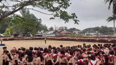 Photo of Upacara Hari Pramuka ke-65, Kwarran Pakem Kibarkan Semangat Swasembada Pangan